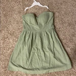 Green dress for spring